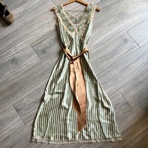 Vintage Anthropologie silk dress